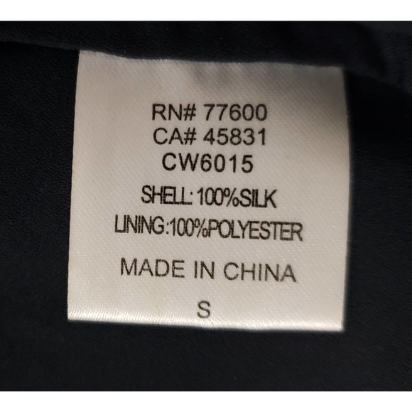 Chaser Women's English Roses Open-Back 100% Silk Mini Dress ~ Size Small - Picture 7 of 8